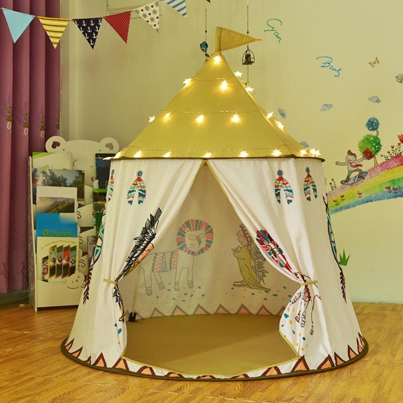 Kids Pop Up Indoor Play Tent Castle House image 2