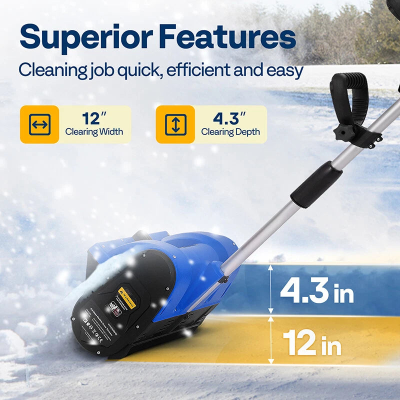 12'' Cordless Battery Powered Snow Blower image 5