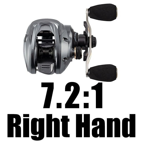 Premium Baitcaster Fisher Reel - Silver image 3