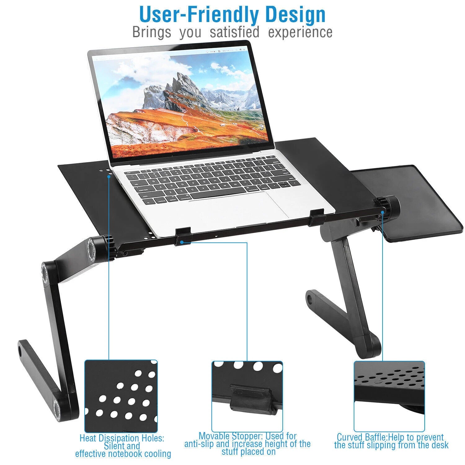 Adjustable Laptop Stand for Bed image 7