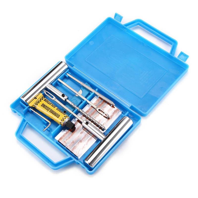 All In One Flat Tire Repair Kit 12pcs image 0