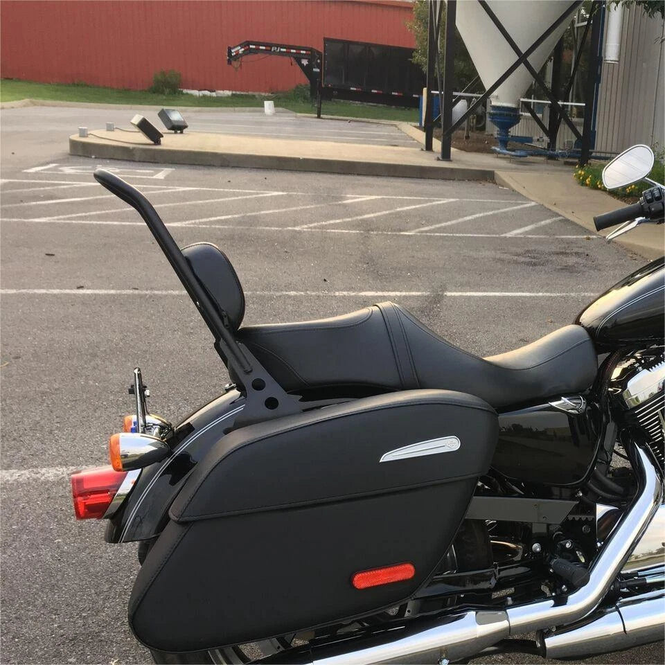 Heavy Duty Sportster Motorcycle Custom Backrest Sissy Bar image 1