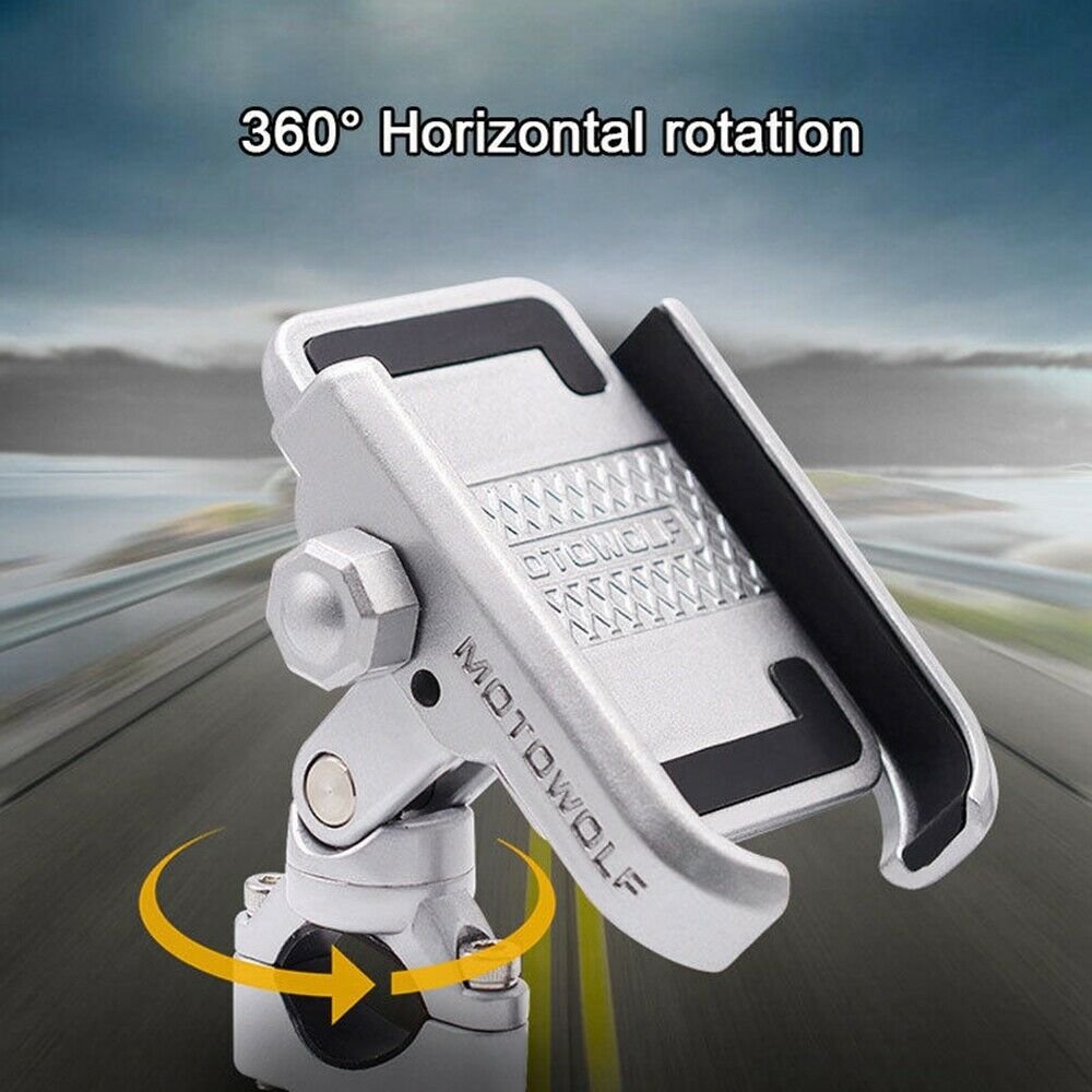 Premium Motorcycle Cell Phone Holder Handlebar Mount image 3