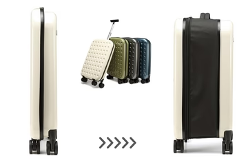 360° Foldable Travel Suitcases with Wheels image 6