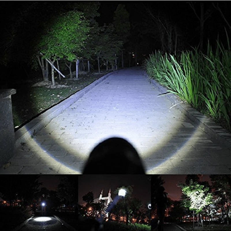 Super Bright LED Tactical Flashlight Rechargeable image 1