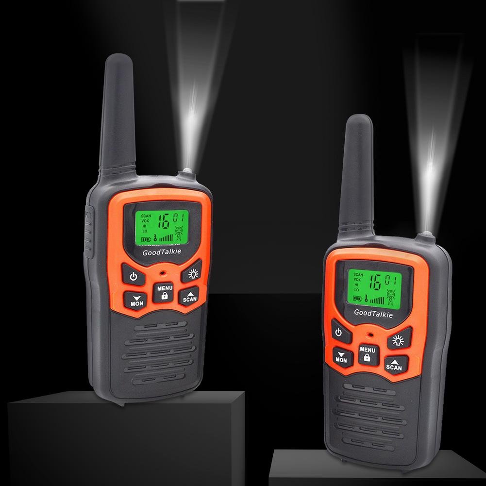 Long Distance Handheld Two Way Walkie Talkie Radio Set image 1