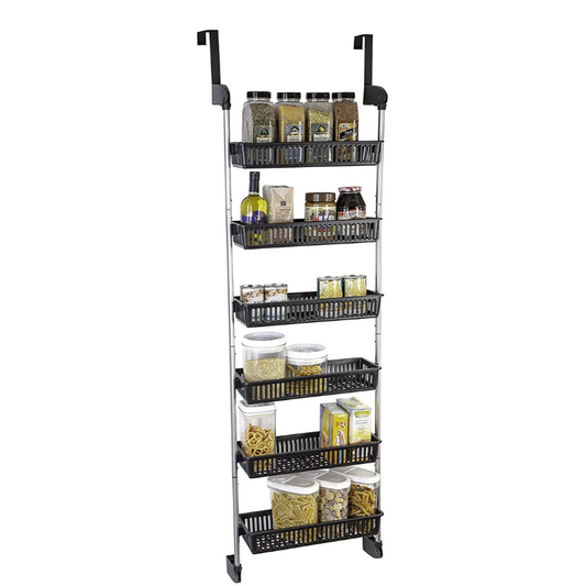Large Over The Door Kitchen Pantry Spice Organizer Rack image 0