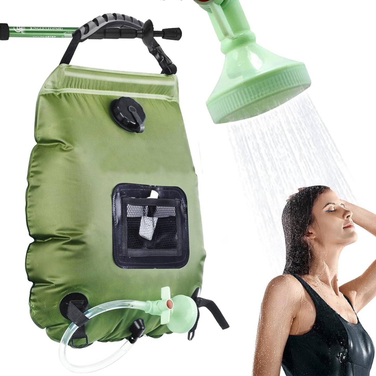 Portable Spacious Outdoor Camping Solar Shower Bag 5 Gallon image 0