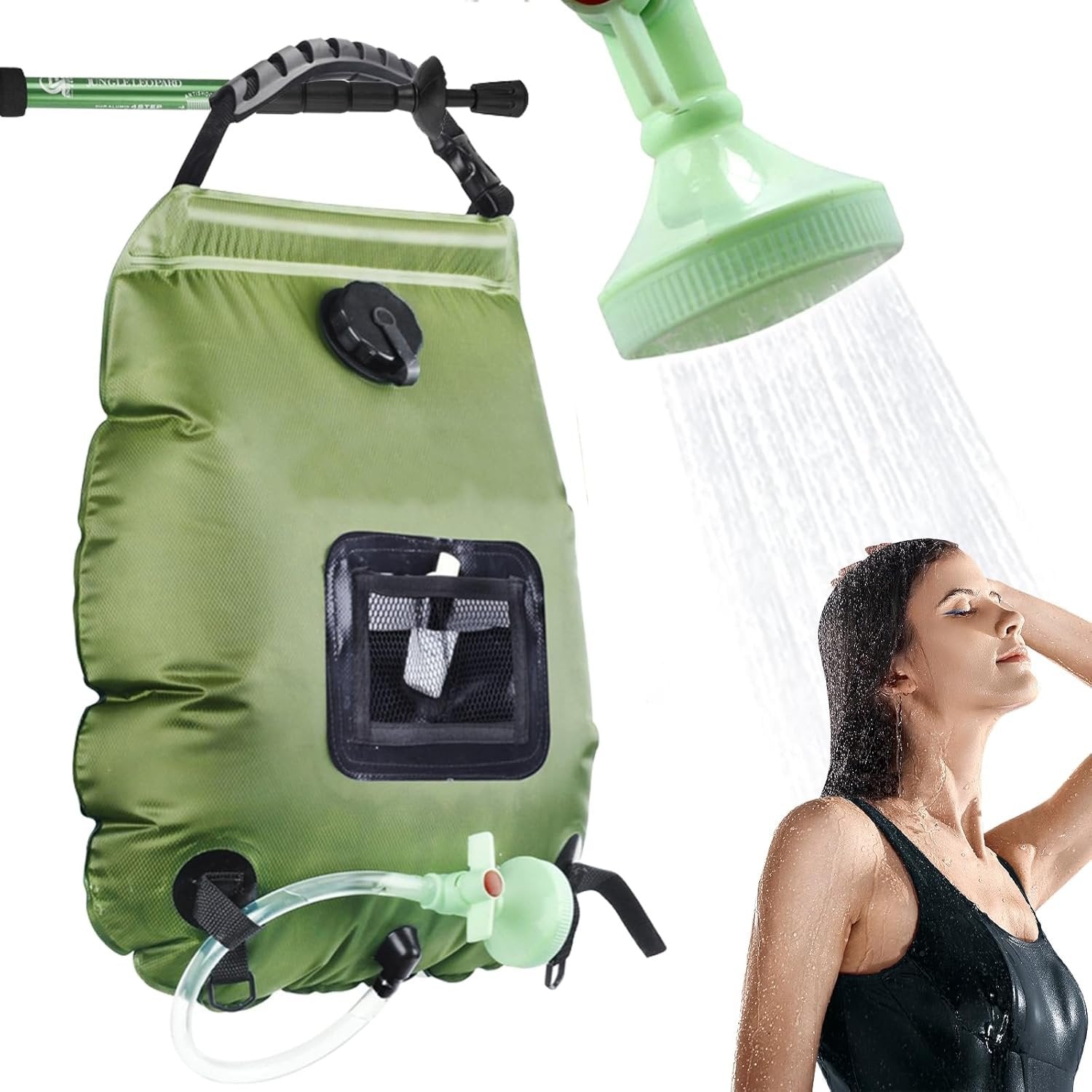 Portable Spacious Outdoor Camping Solar Shower Bag 5 Gallon image 0