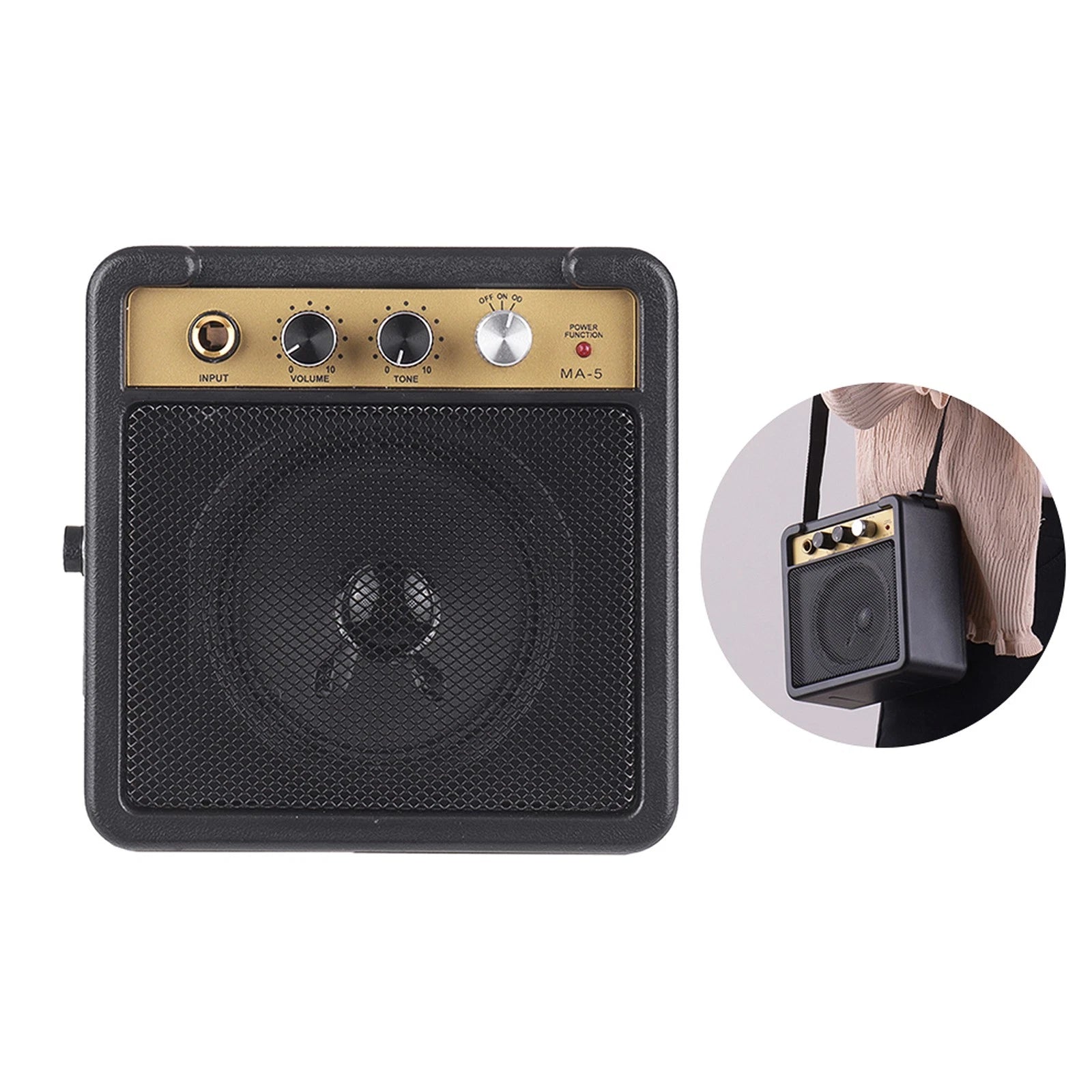 Portable Mini Guitar Amplifier For Acoustic & Electric image 2