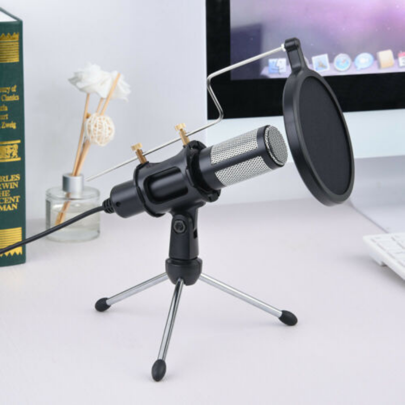 Premium PC Gaming USB Streaming Microphone With Stand image 0
