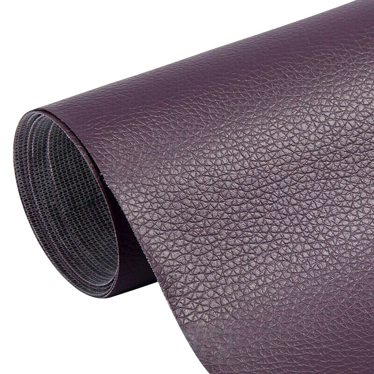 Self-Adhesive Leather Repair Patch Stick on Sofa Repairing Car Bag Seat - Dark Purple, 20X30cm image