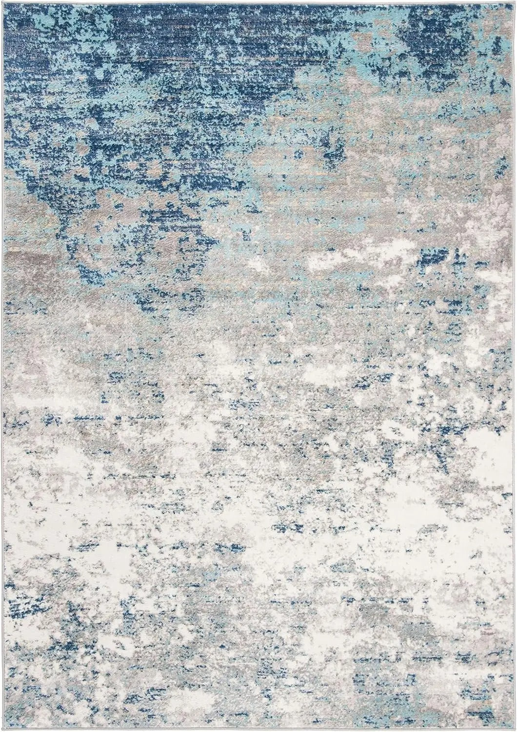 Brentwood Collection Soft Flannel Rug – Modern Style for Living Room & Bedroom