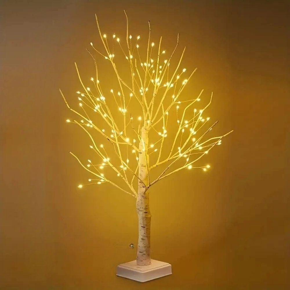 Birch Tree Decorative Light – Warm White Holiday Night Lamp for Home & Festive Decor