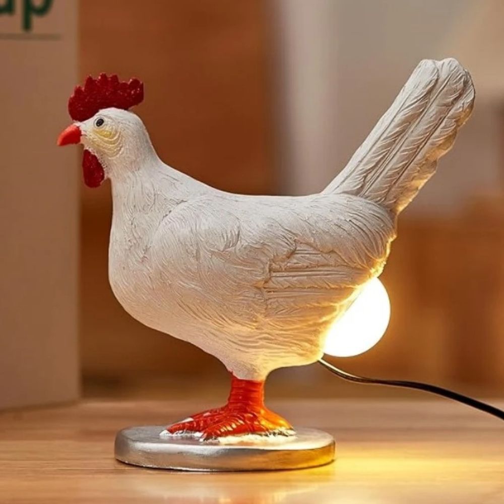 Decorative Chicken Night Light – Cute LED Table Lamp for Easter & Home Decor