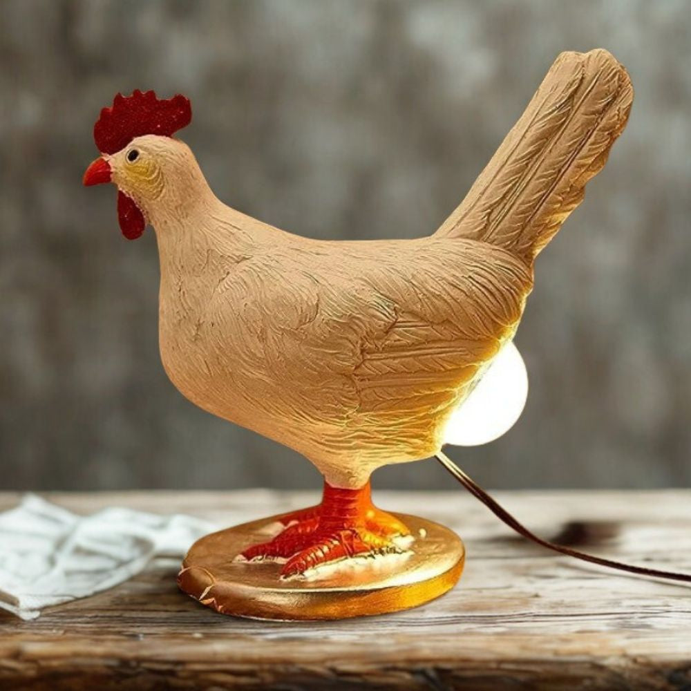Decorative Chicken Night Light – Cute LED Table Lamp for Easter & Home Decor