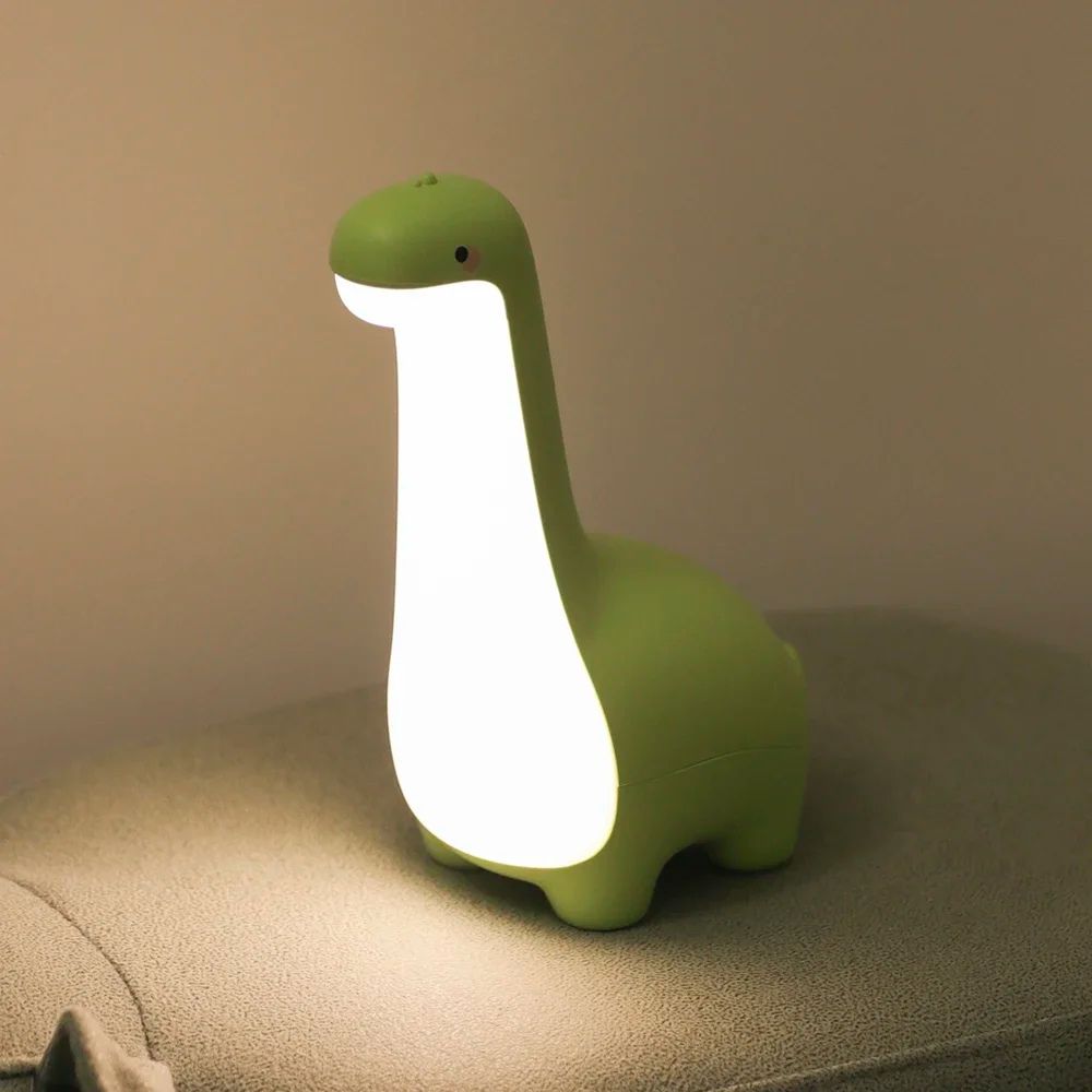 Dinosaur Night Light – Eye Protection Bedside Lamp with Timer
