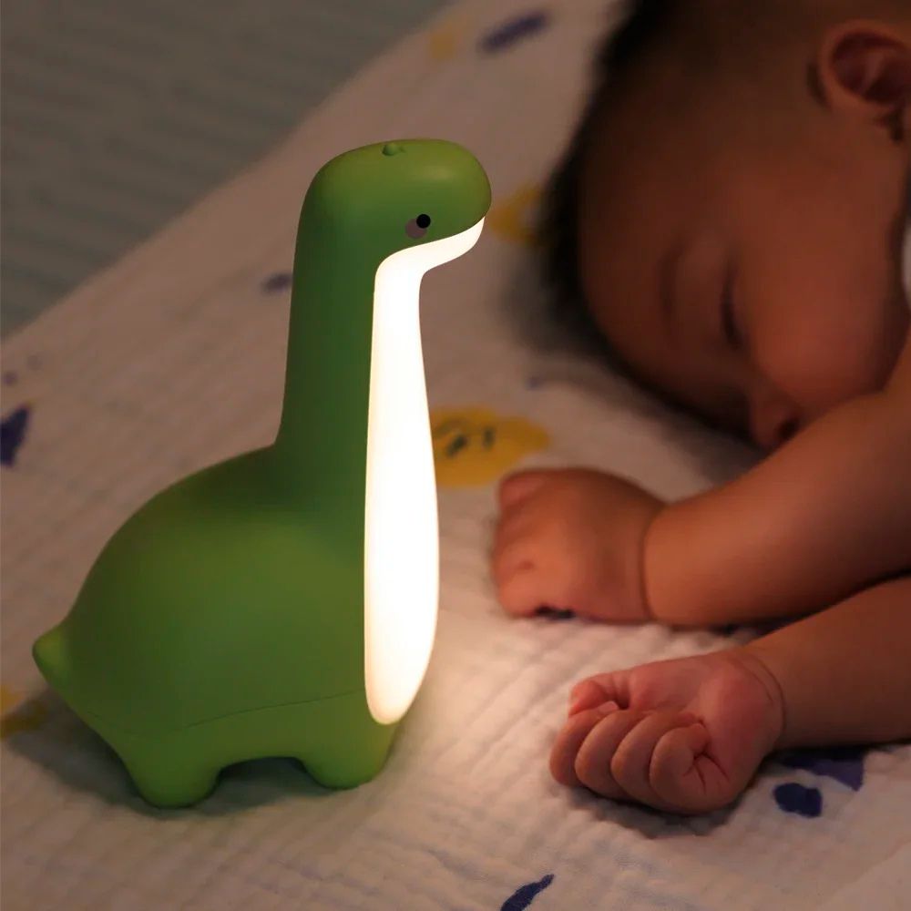 Dinosaur Night Light – Eye Protection Bedside Lamp with Timer