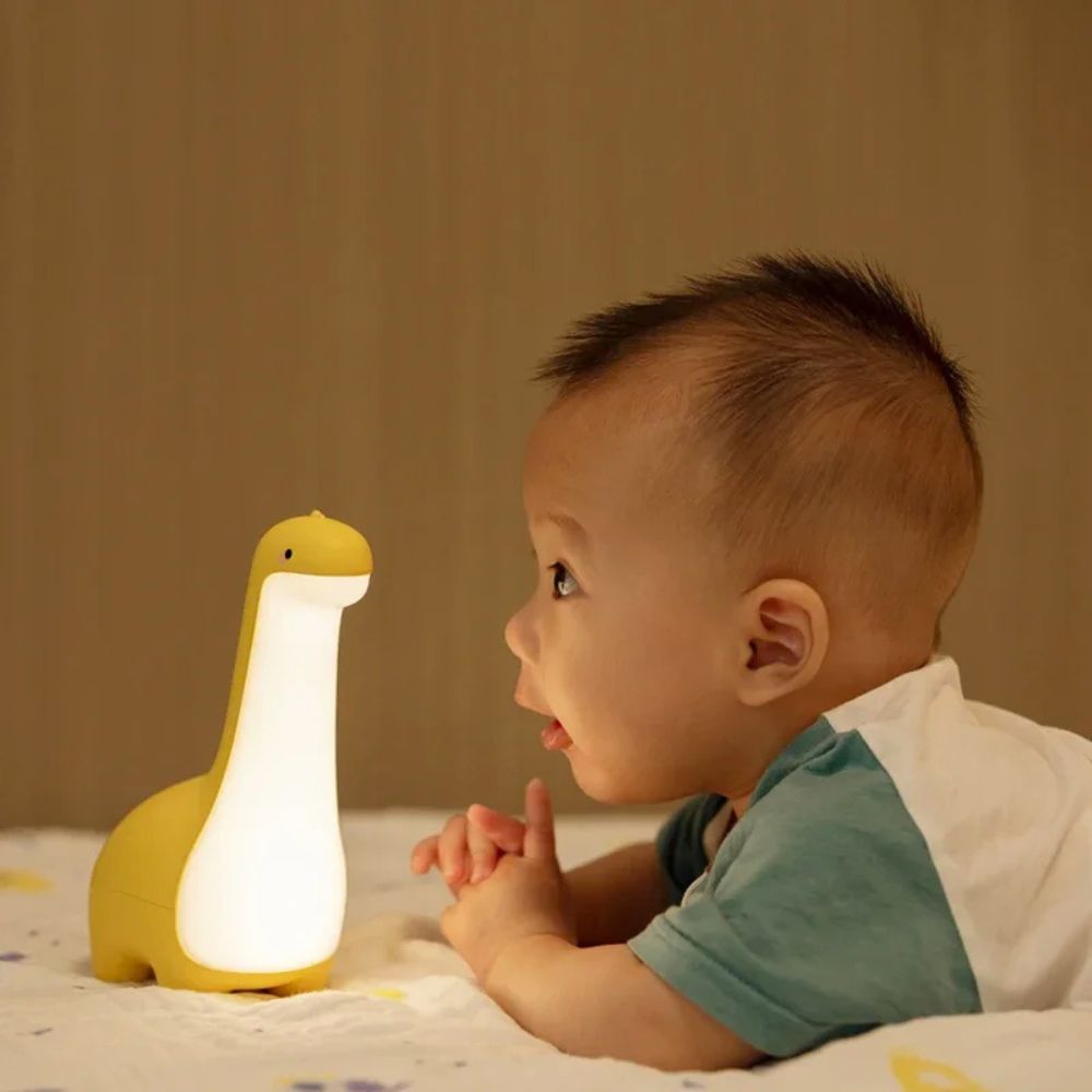 Dinosaur Night Light – Eye Protection Bedside Lamp with Timer
