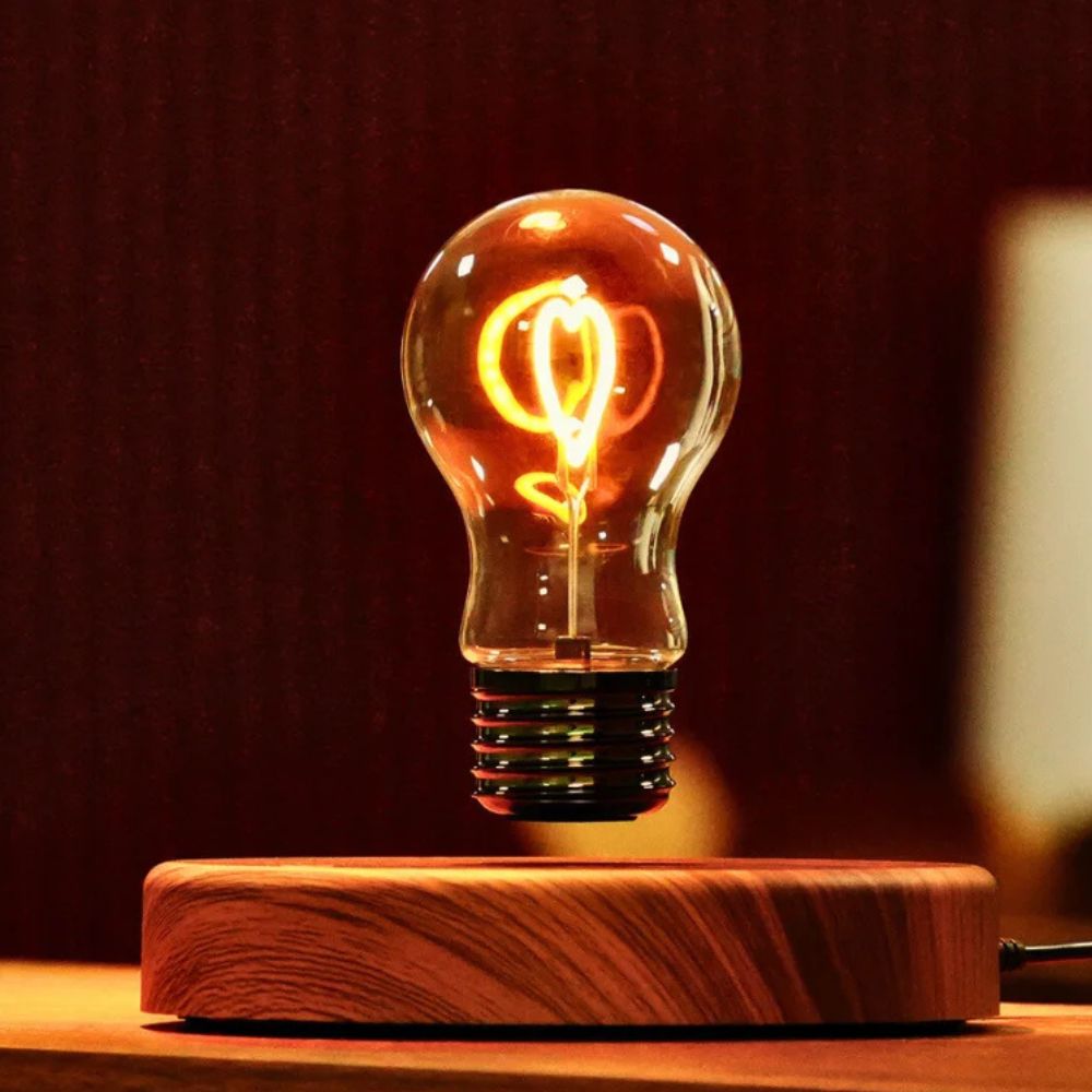 Magnetic Floating Desk Lamp – Automatic Rotating Levitating Light
