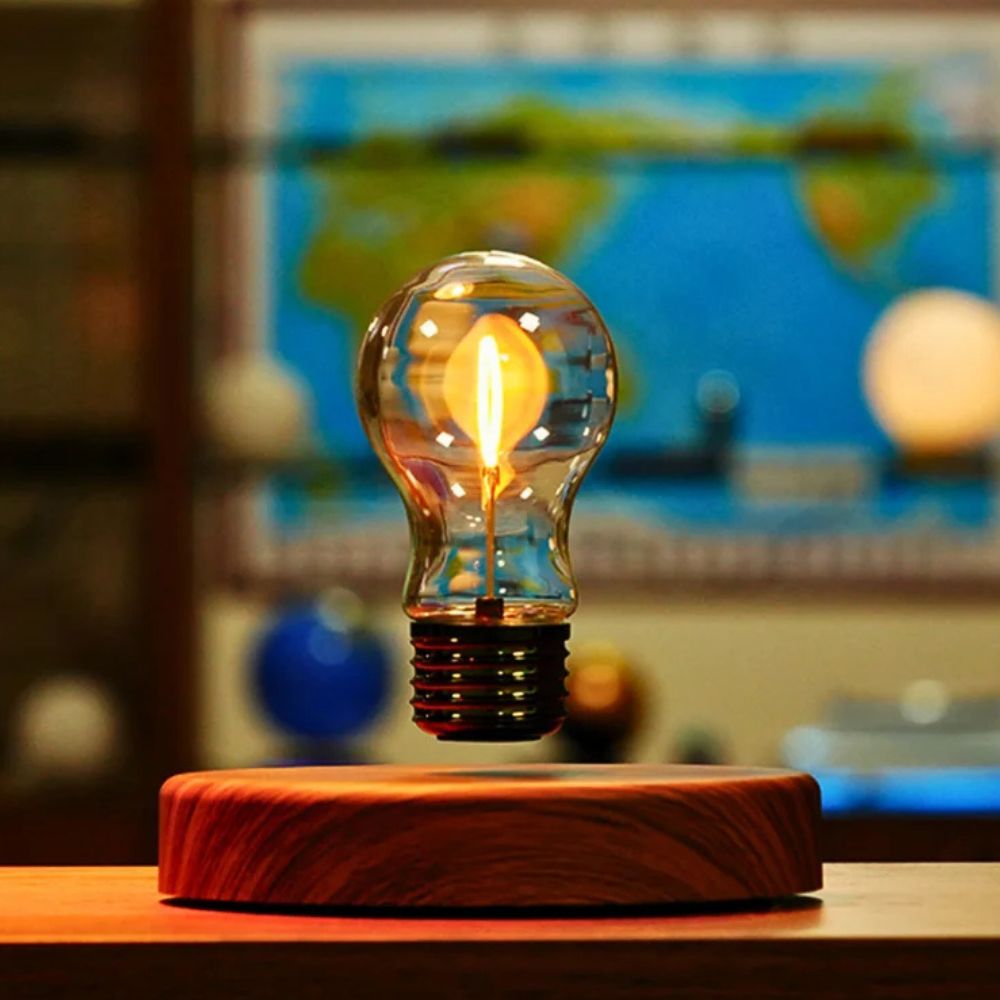 Magnetic Floating Desk Lamp – Automatic Rotating Levitating Light