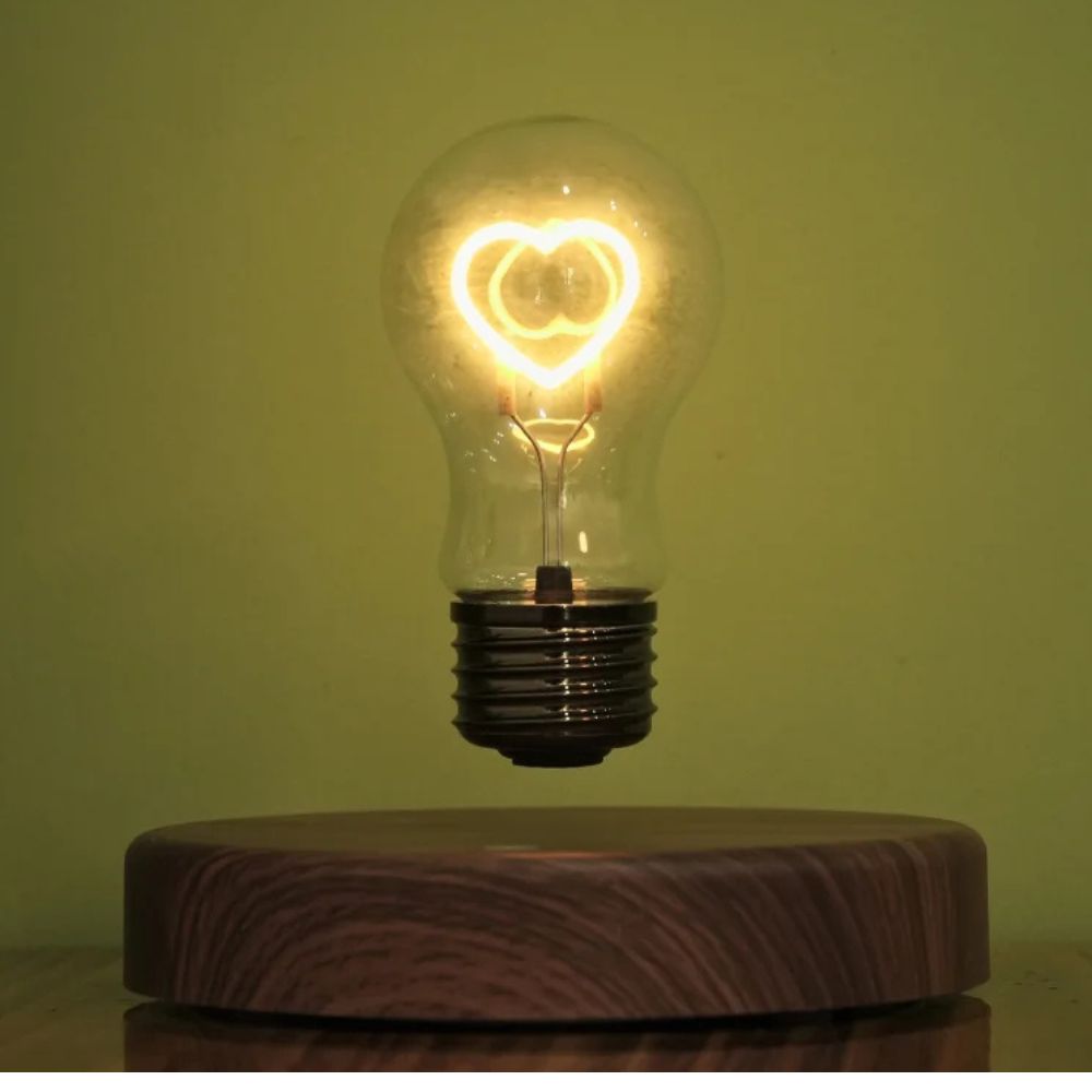 Magnetic Floating Desk Lamp – Automatic Rotating Levitating Light