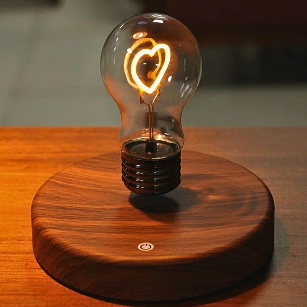 Magnetic Floating Desk Lamp – Automatic Rotating Levitating Light