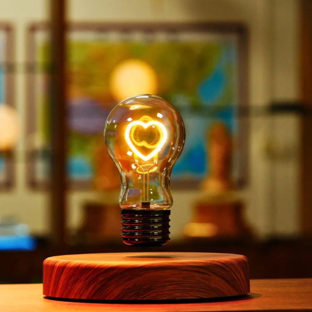Magnetic Floating Desk Lamp – Automatic Rotating Levitating Light