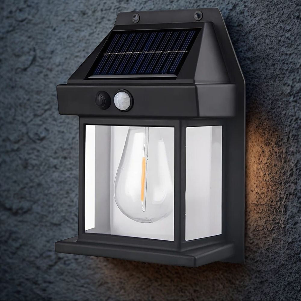 Solar Outdoor Waterproof LED Wall Light – Motion Sensor Lamp for Garden & Fence