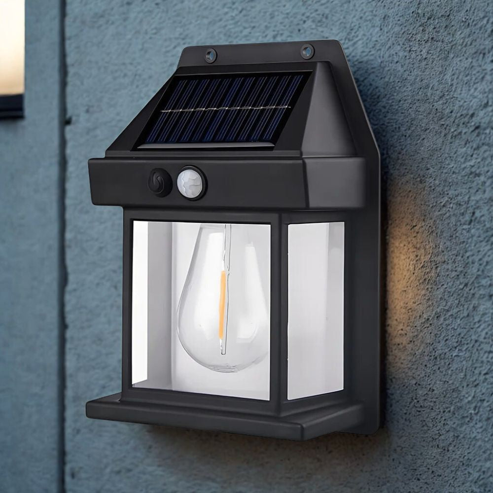 Solar Outdoor Waterproof LED Wall Light – Motion Sensor Lamp for Garden & Fence