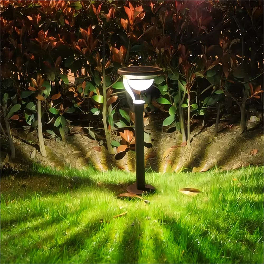 Solar Powered LED Lawn Light – Outdoor Waterproof Pathway Lamp for Garden & Villa