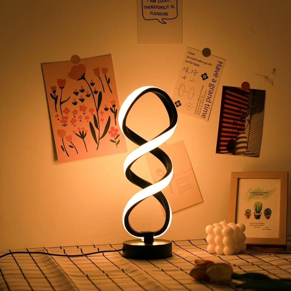 USB Rechargeable LED Desk Lamp – Modern Design with Dimmable Three-Color Lighting