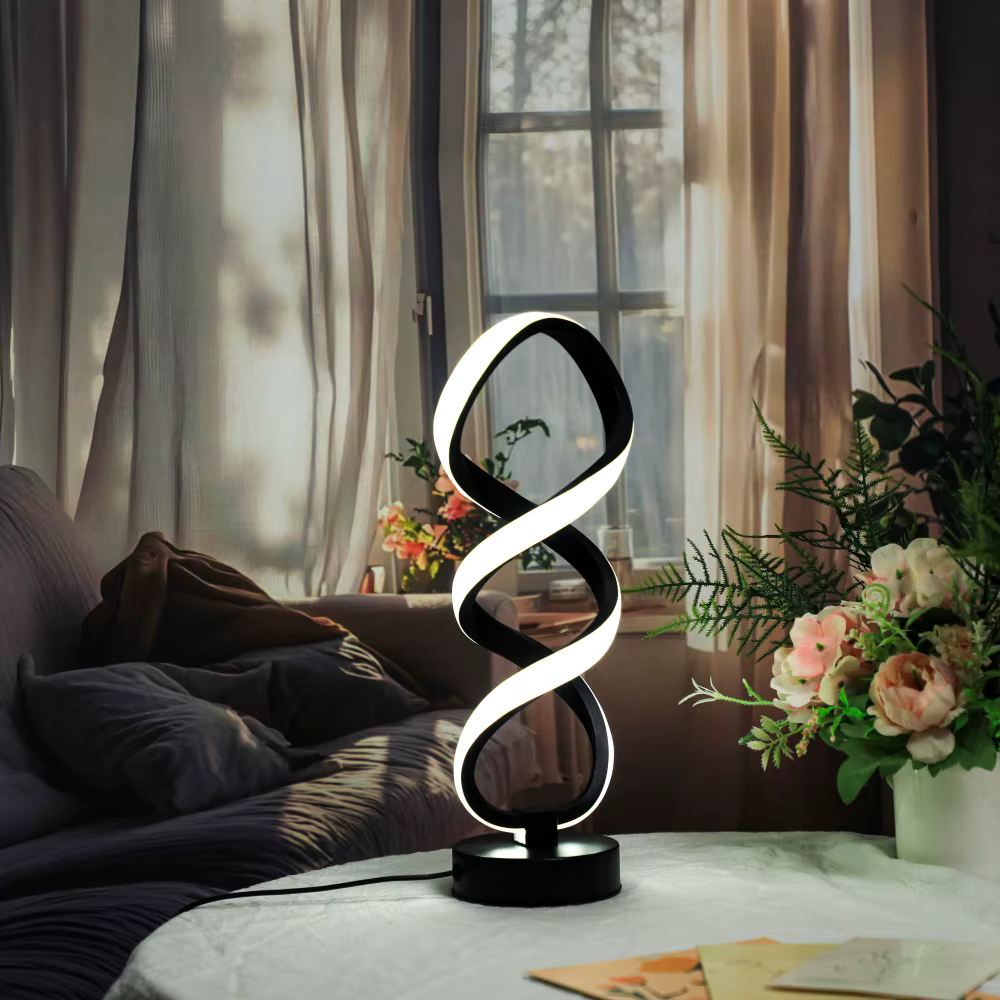 USB Rechargeable LED Desk Lamp – Modern Design with Dimmable Three-Color Lighting