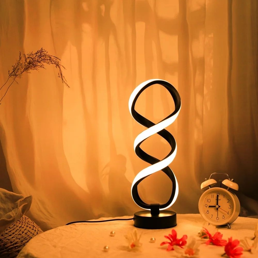 USB Rechargeable LED Desk Lamp – Modern Design with Dimmable Three-Color Lighting