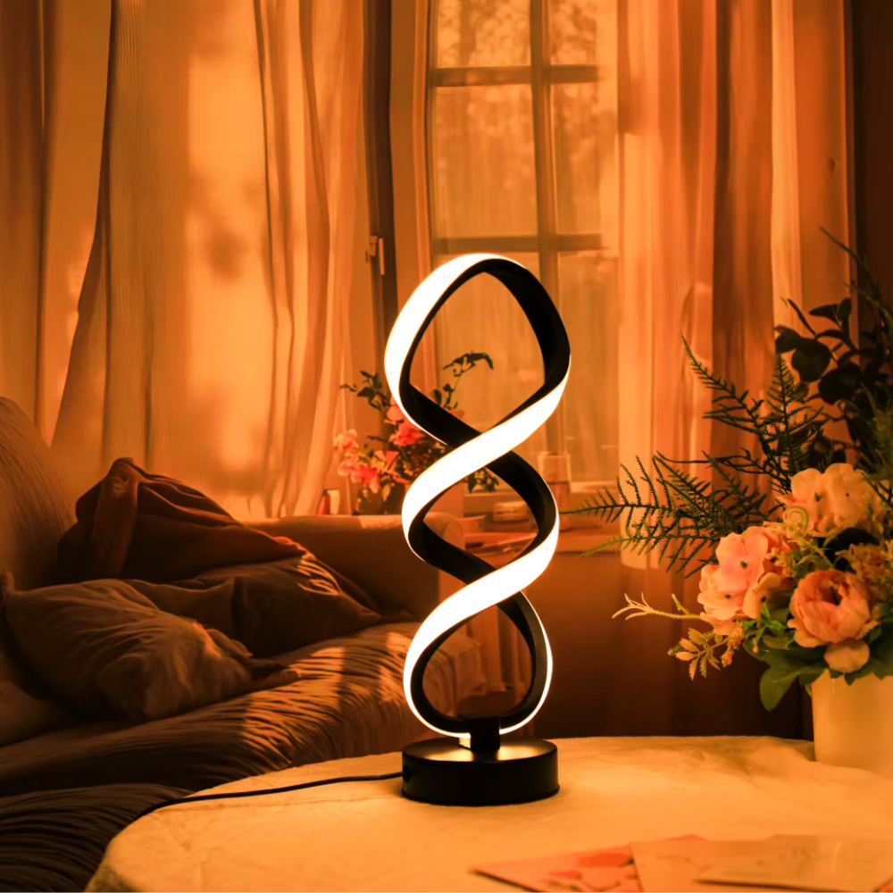 USB Rechargeable LED Desk Lamp – Modern Design with Dimmable Three-Color Lighting