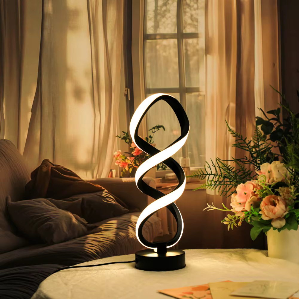 USB Rechargeable LED Desk Lamp – Modern Design with Dimmable Three-Color Lighting