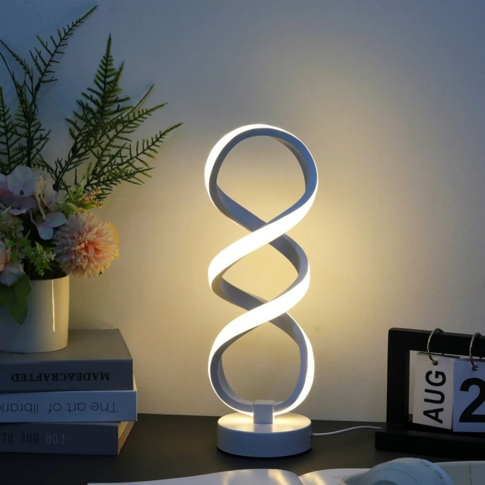 USB Rechargeable LED Desk Lamp – Modern Design with Dimmable Three-Color Lighting