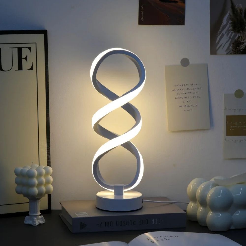 USB Rechargeable LED Desk Lamp – Modern Design with Dimmable Three-Color Lighting