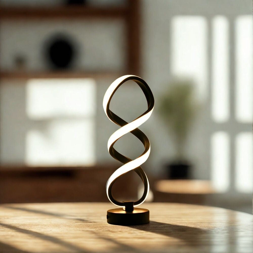 USB Rechargeable LED Desk Lamp – Modern Design with Dimmable Three-Color Lighting