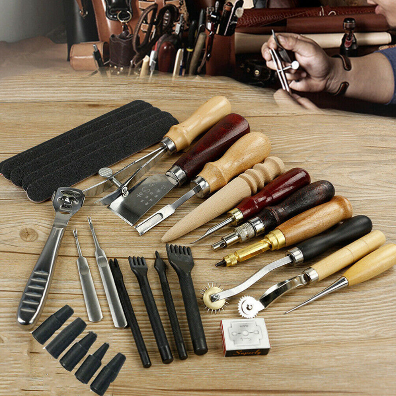 Ultimate Leather Working Craft Tool Kit image 0