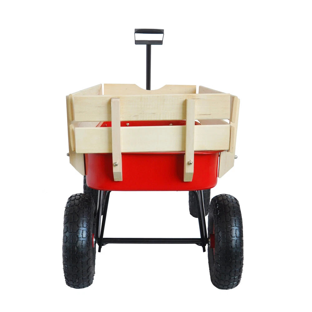 Heavy Duty Outdoor Foldable Kids Red Wagon image 7