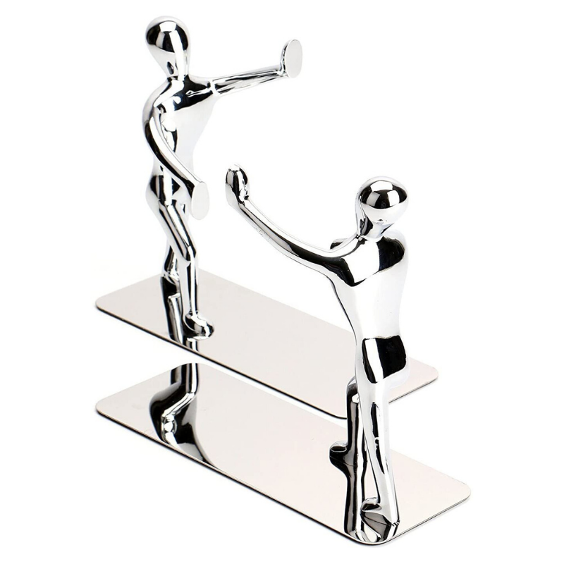 Premium Stainless Steel Modern Bookend image 4