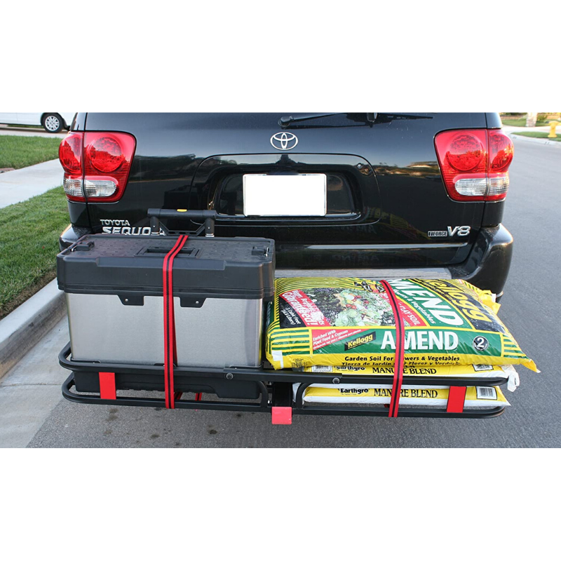 Heavy Duty Car Cargo Hitch Luggage Carrier Basket image 1
