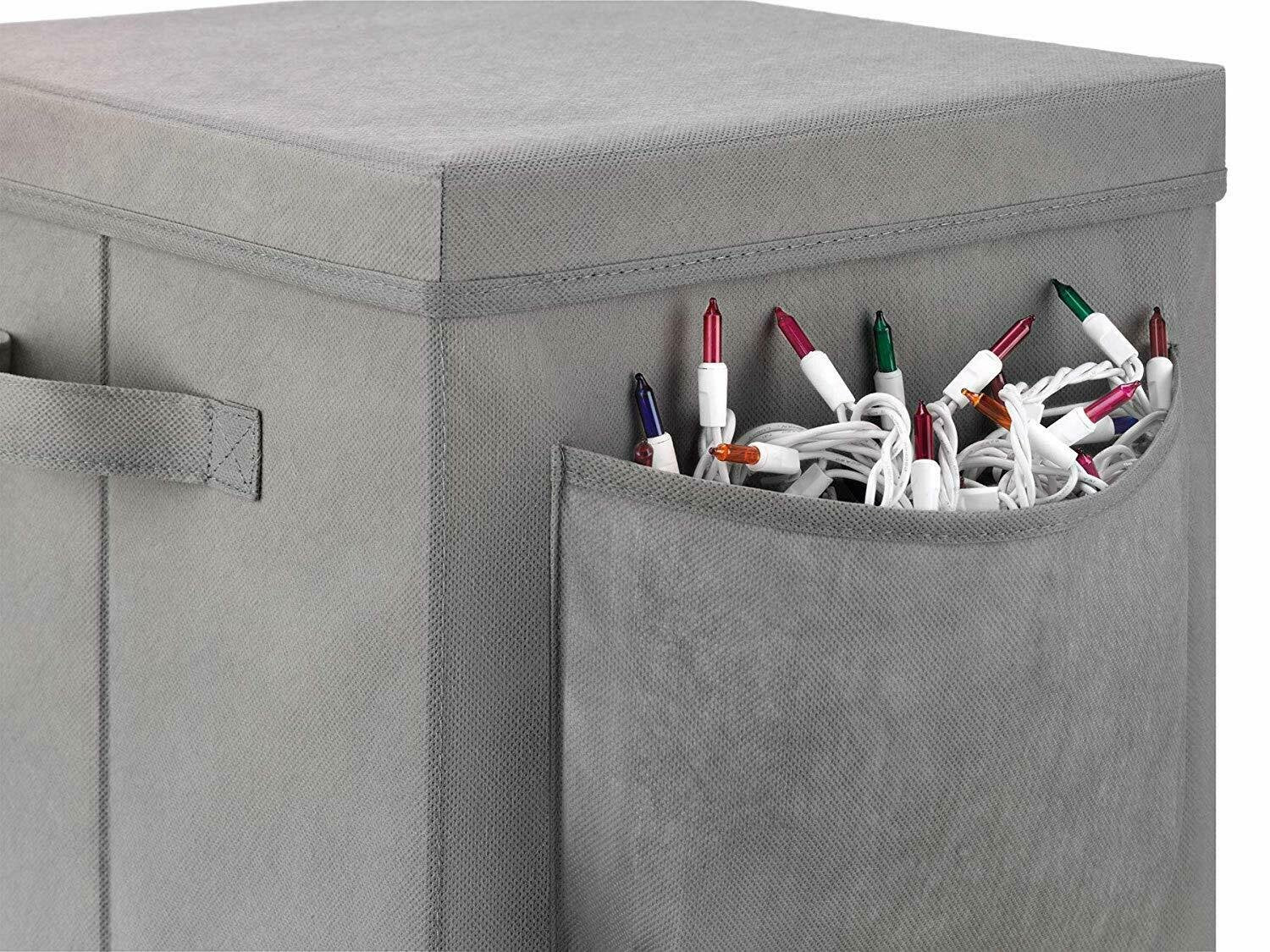 Large Christmas Ornament Storage Container Box 12" image 2