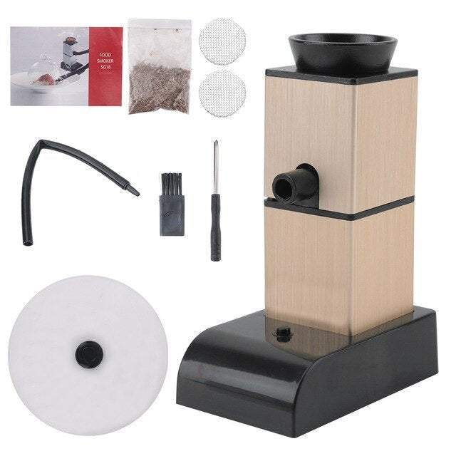Portable Hand Held Electric Meat Smoker Generator - Premium Brown image