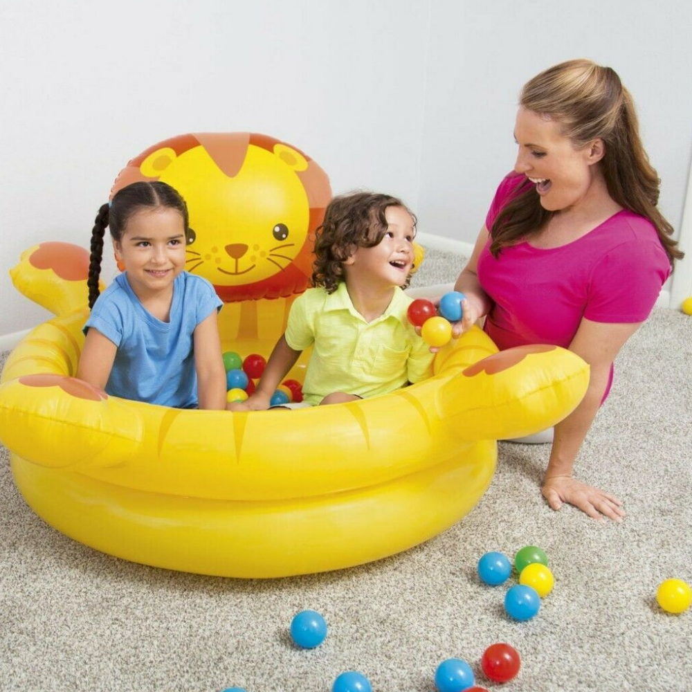 Kids Inflatable Indoor Ball Pit With 50 Balls image 0