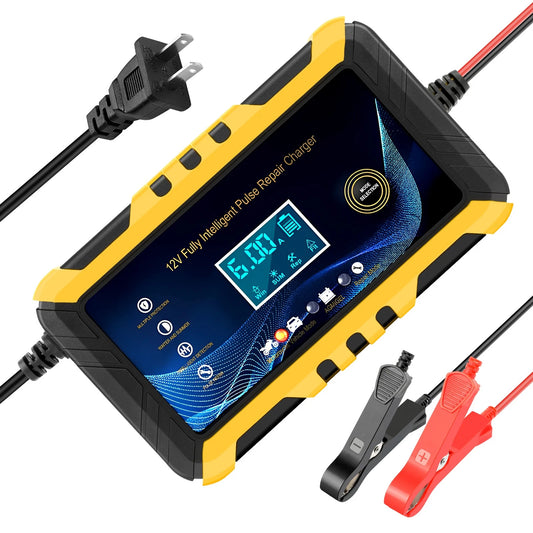 12V Portable Car Battery Charger Automatic image 0