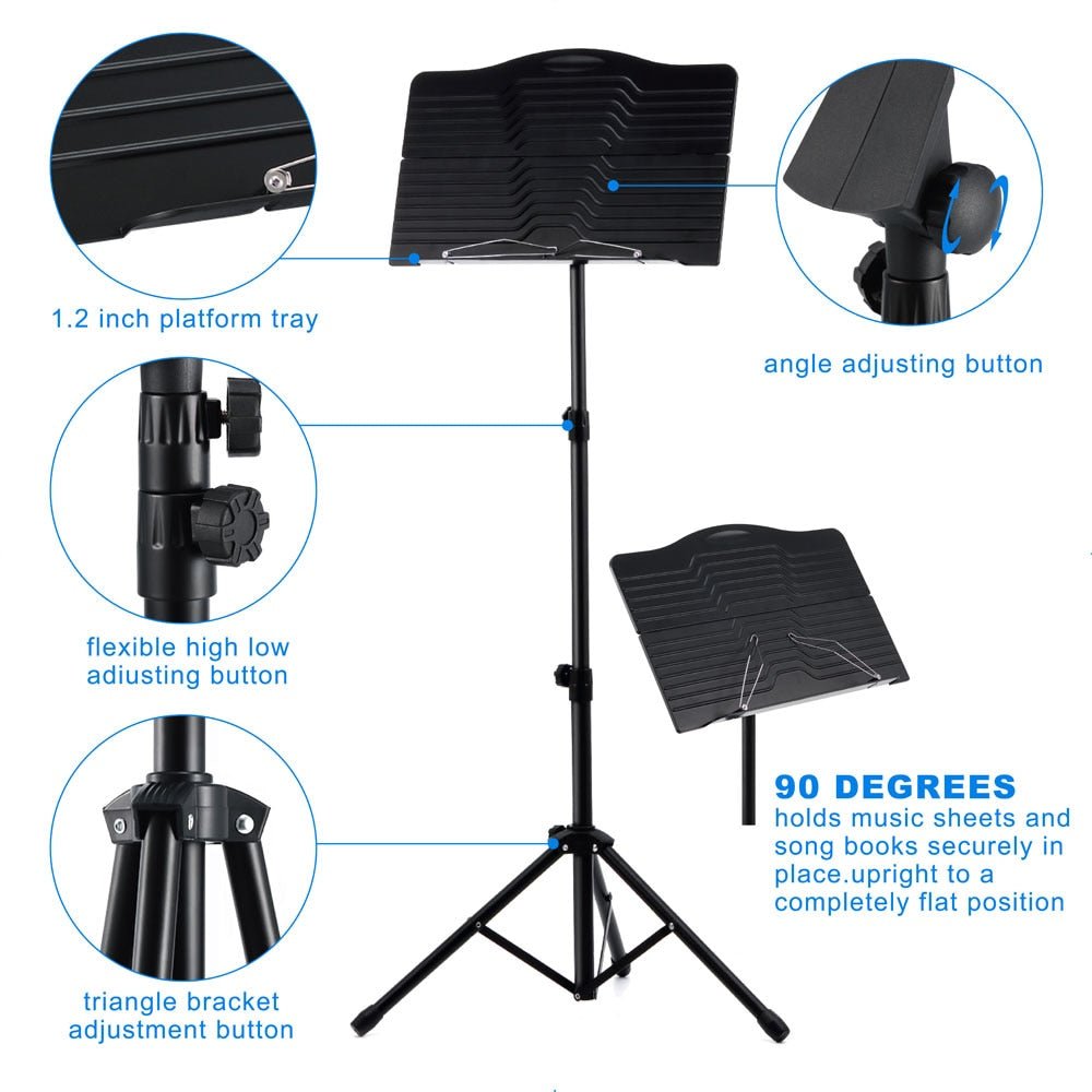 Portable Folding Sheet Music Stand image 2