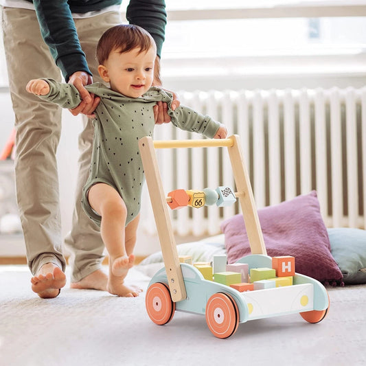 Premium Wooden Baby Push Walker Toy image 0