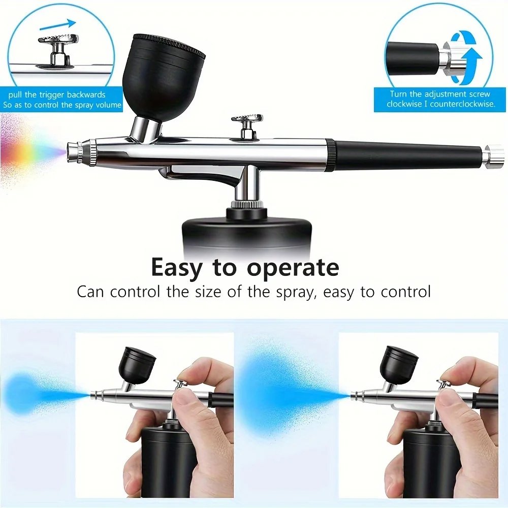Airbrush Makeup Machine Kit With Compressor image 2